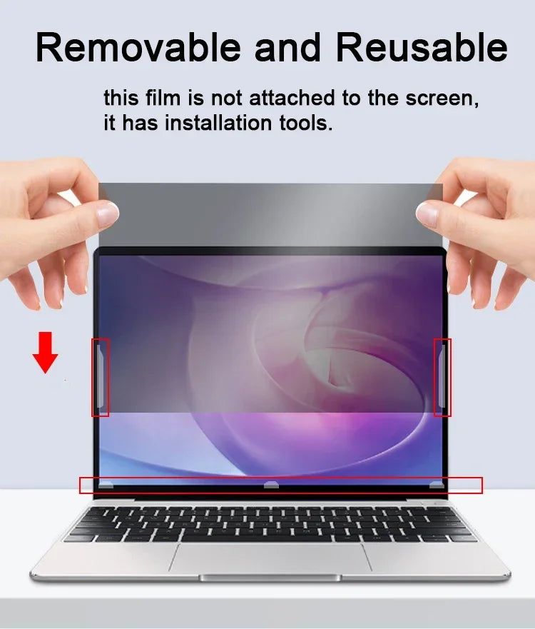 14 Inch Privacy Film Anti-spy 13.3 Inch Monitor Screen Anti-peep Notebook Computer Privacy Screen Filter Screen Protector Laptop