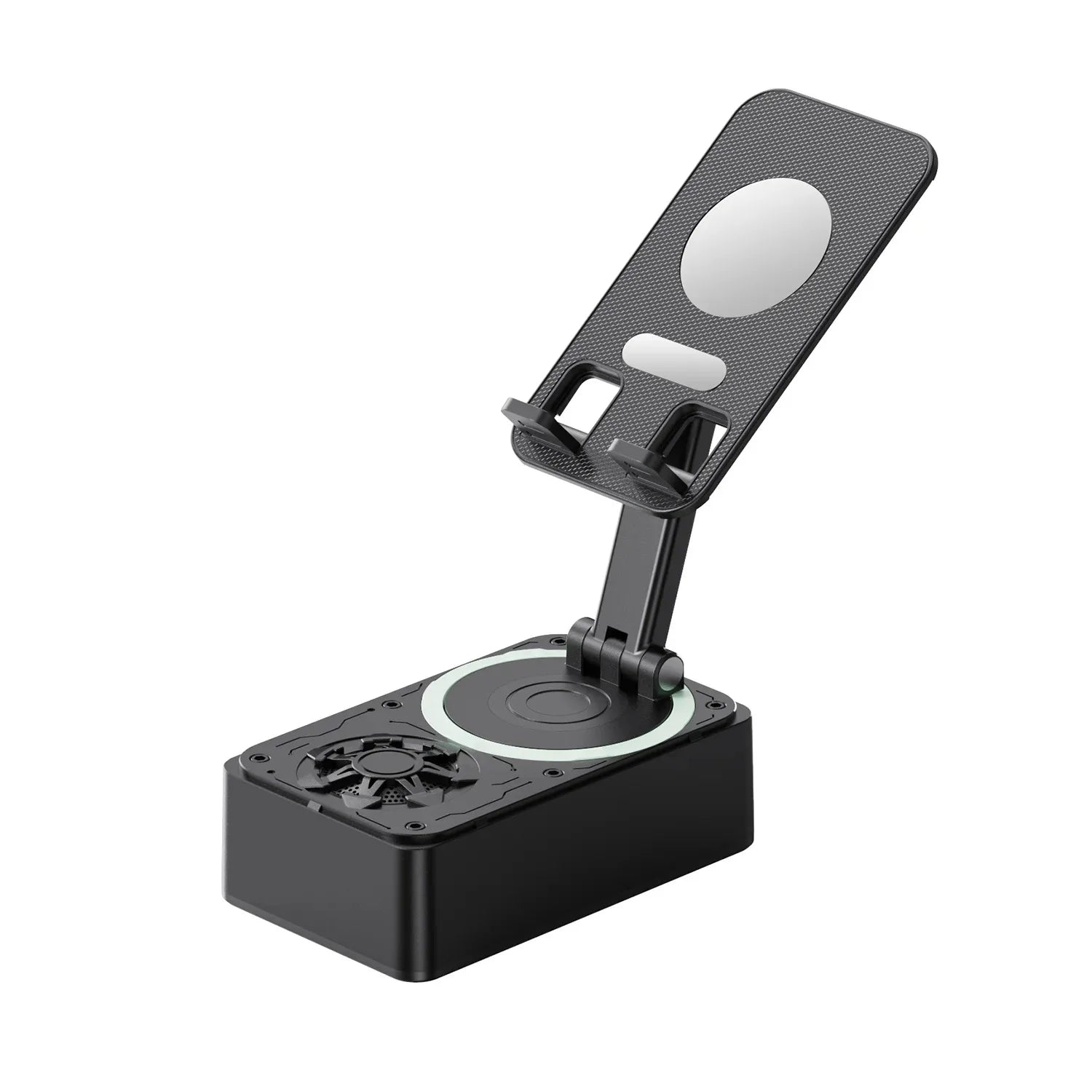 Kebidumei Multifunction Cell Phone Holder Stand With Bluetooth Speaker Phone Charging Adjustable Desktop Lazy Phone Bracket