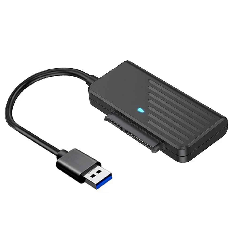 USB3.0 To SATA External Adapter 5Gbps 2.5/3.5 Inch HDD Converter M.2 NGFF Solid State Converter NVME for Desktop Laptop