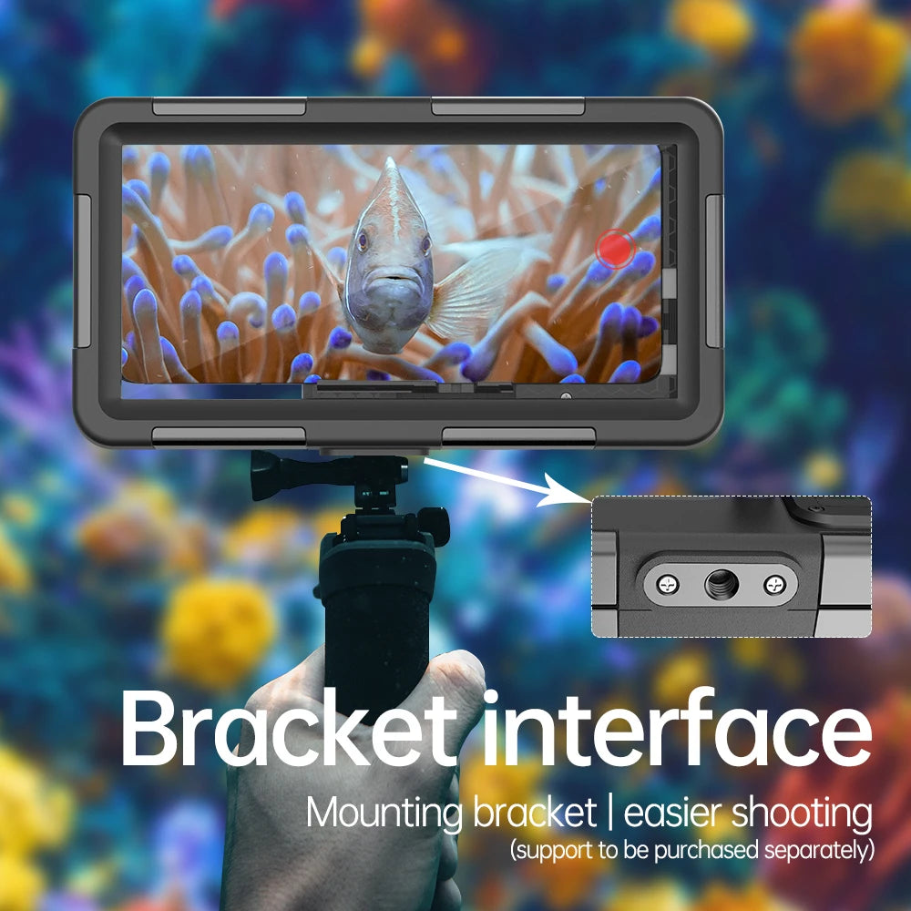 IP68 Professional Waterproof Diving Phone Case, 6.9-inch Universal, Compatible with Apple, Samsung, Google, Huawei, Xiaomi, Vivo