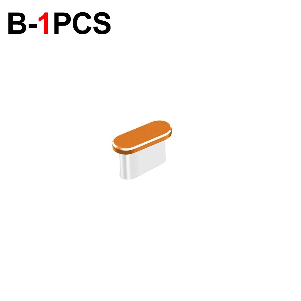 1-5Pcs Metal USB Type C Dust Plug for iPhone 17 Pro Max Air 17PM Mobile Phone Type-C Charging Port Protector Cover Cap Stopper