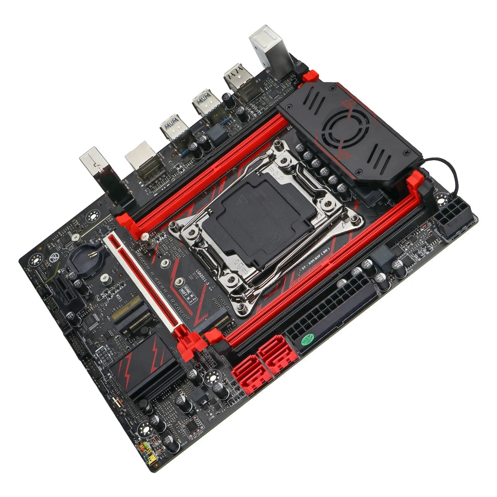 SOYO X99 Gaming Motherboard Set C612 Chipset TPM2.0 Pin with E5 2680 V4 CPU & DDR4 16G (2*8G) 2133MHz RAM PCIE3.0 for Desktop PC - WinSupport Tech