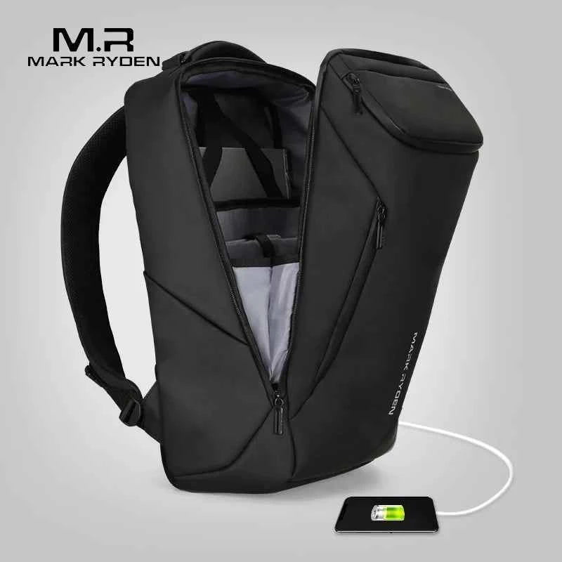 Mark Ryden 2025  Anti-Thief Fashion Men Backpack Multifunctional Waterproof 15.6 Inch Laptop Bag Man USB Travel Charging Bag