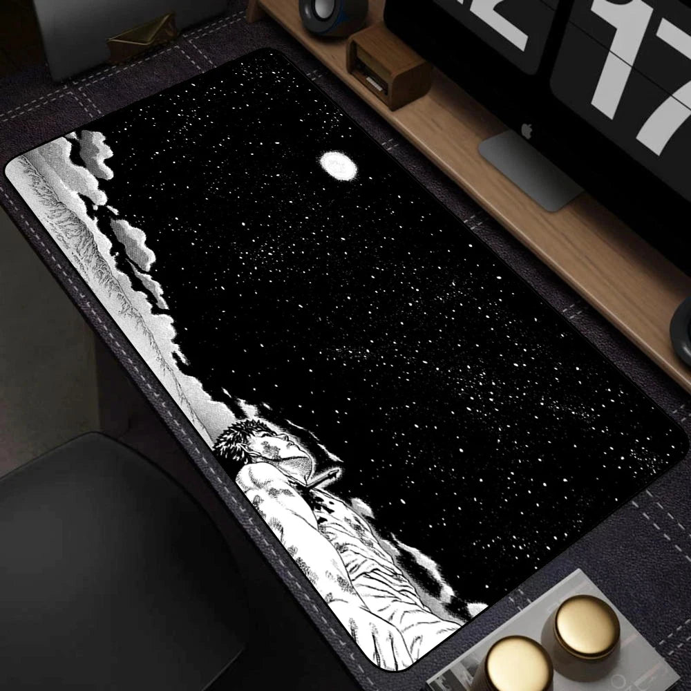 Guts sword in berserk Mouse Mat Berserk Guts Gamer Gaming Mouse Pad Computer Keyboard Accessories Laptop Mousepad Speed Deskmat