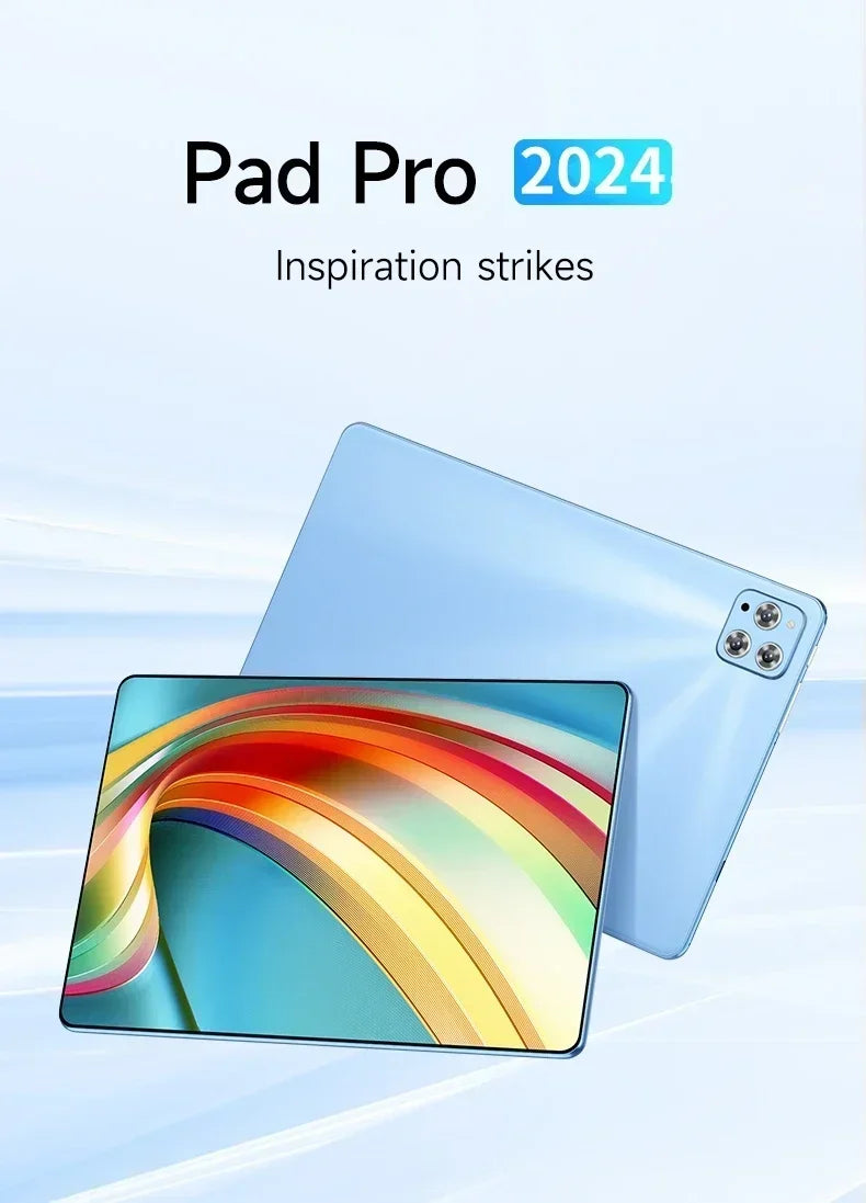 2026 Latest Global First Tablet Pad Android 15 Snapdragon8 Gen3 11 inch Soft Light Screen iPad Air PRO WiFi GPS WPS 5G PC
