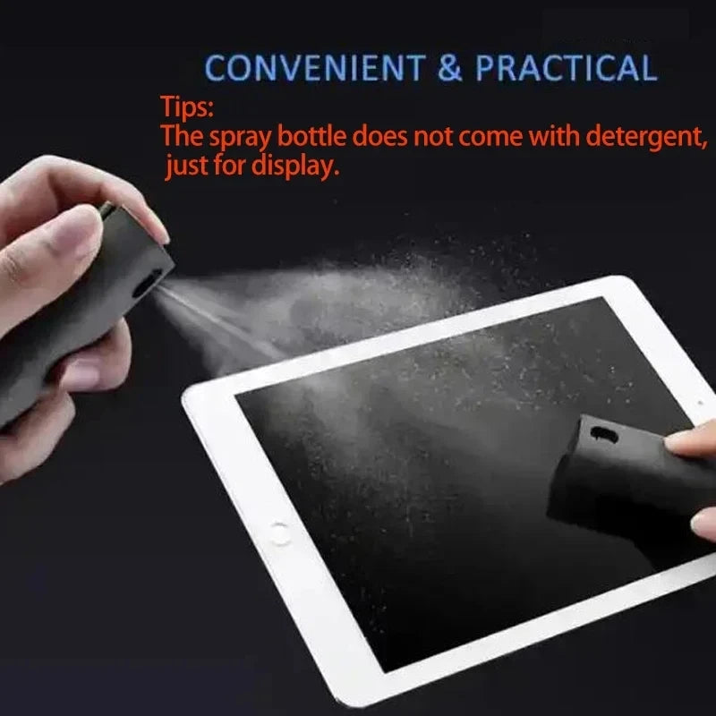 Computer Cleaning Supplies Wipe Cleaning Tools 2-in-1 Screen Cleaner Kit  for Phone Laptop Tablet TV Monitor Car Screens Spray