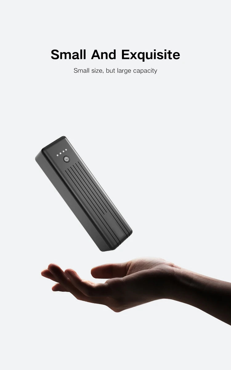 PUJIMAX 5000mAh Power Bank 12W Fast Charging Portable External Battery for iPhone 15 14 12 Xiaomi Huawei Samsung Mini Powerbank