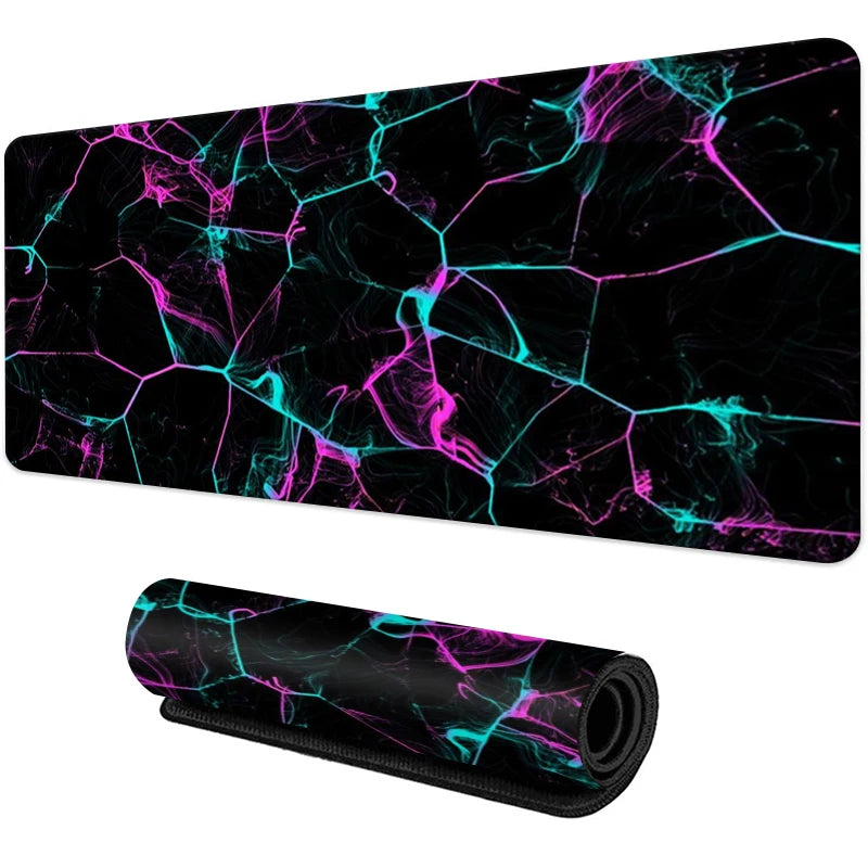 New Cool Geometric Pattern 3D Mouse Pad Computer Laptop Mouse Pad Office Large Gaming Mousepad Rubber Bottom Non-Slip Desk Mat