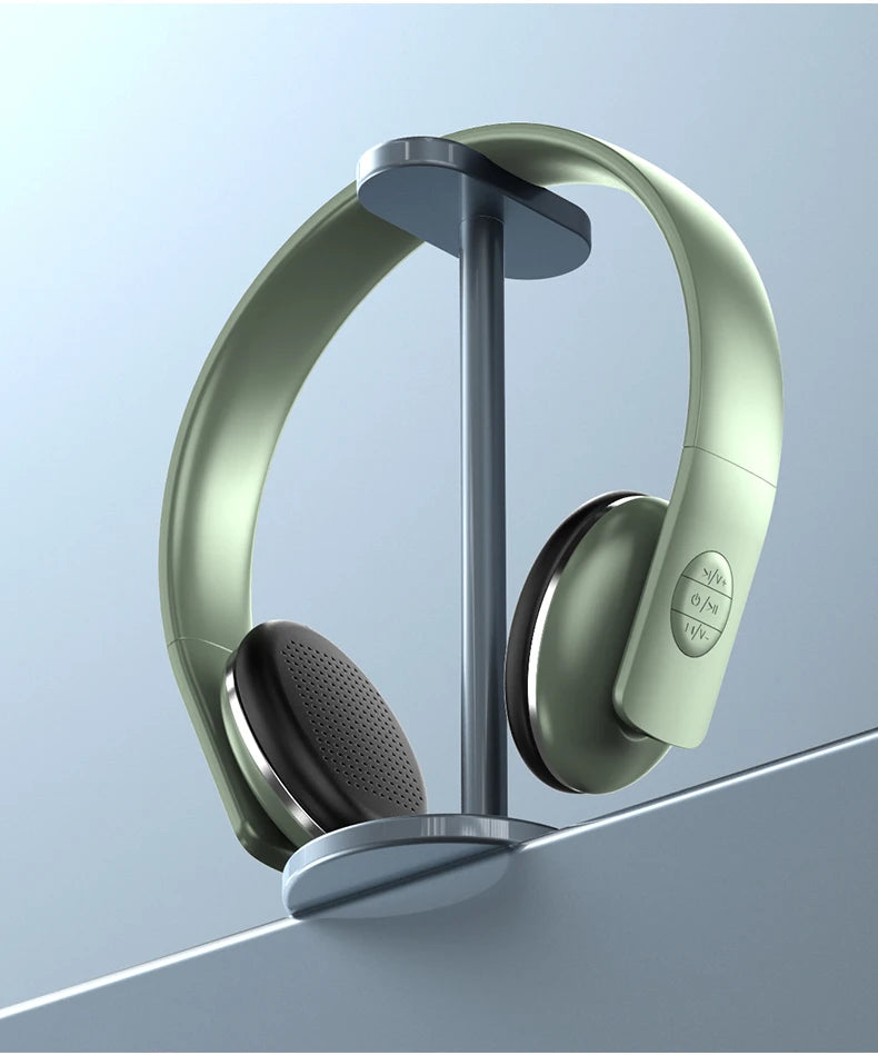 New Retro Bluetooth Wireless Over-Ear Headphones Foldable Lightweight Noise Reduction Vintage Fashion Headset For Students Gifts