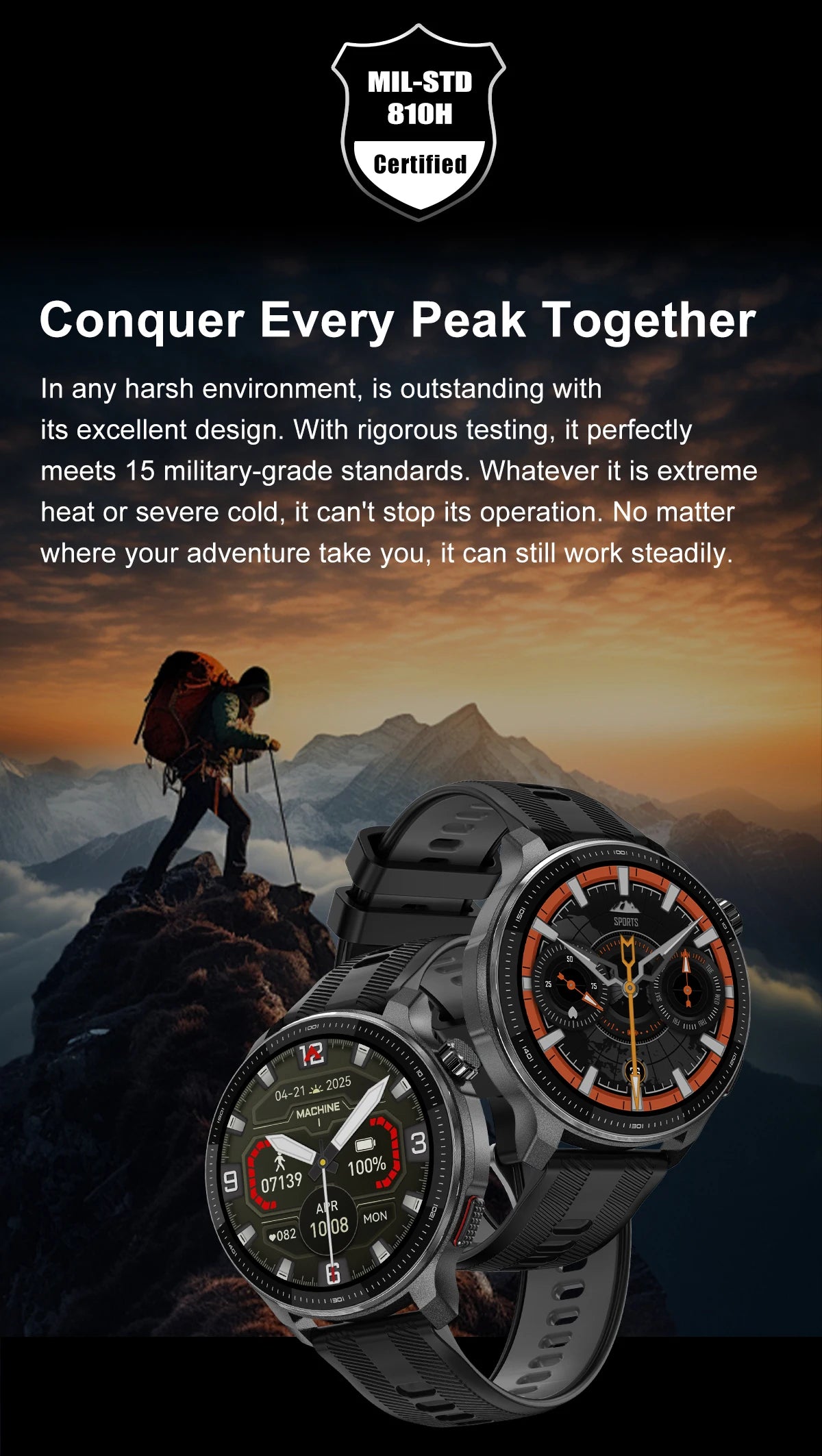 NEW GPS Offline Maps Smart Watch 1.43