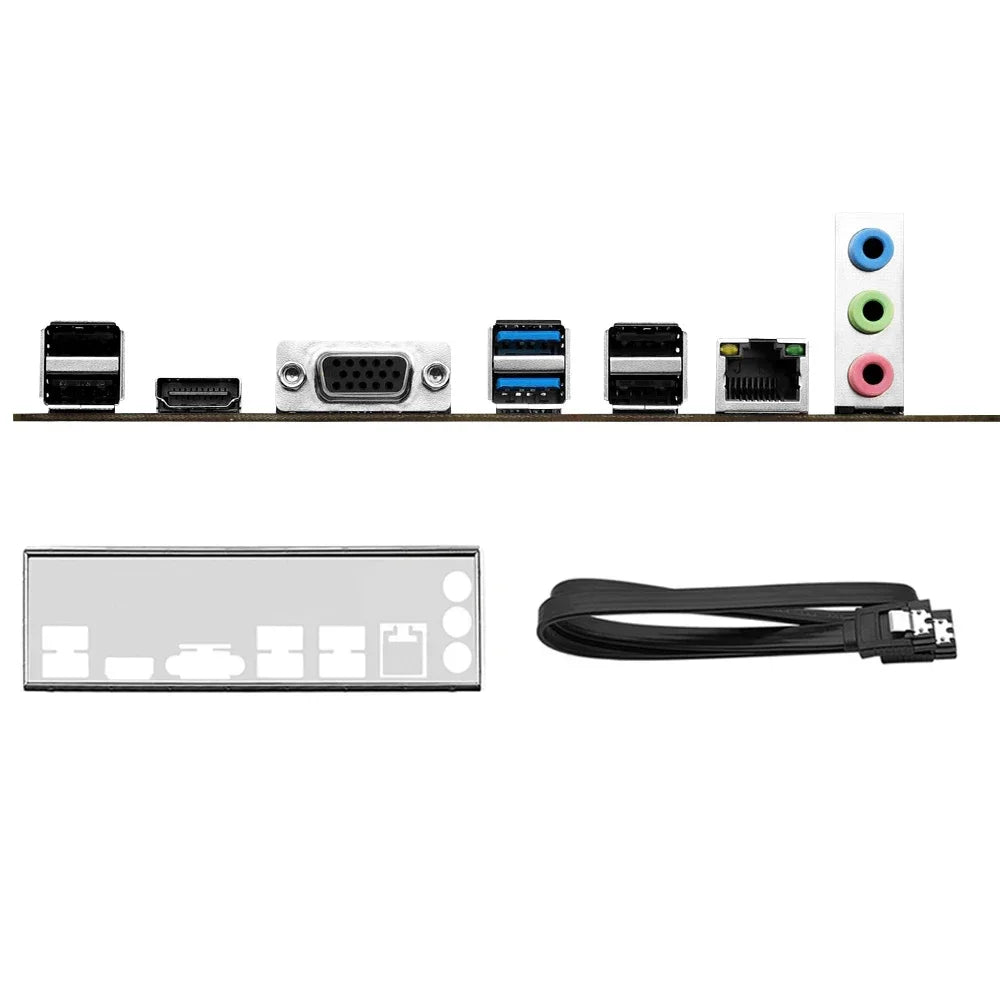 MACHINIST B450 Motherboard AMD Processor DDR4 Memory Dual-channel AM4 Mainboard NVME M.2  (Supports Ryzen 5500 5600 5600G CPU) - WinSupport Tech