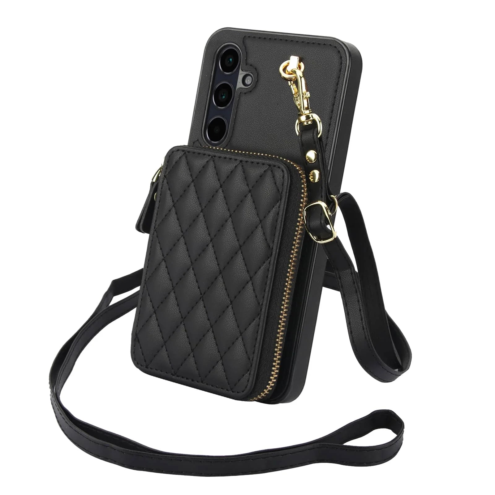 Crossbody Wallet Case for Samsung Galaxy A56 A36 A16 A55 A35 A15 A54 A14 A73 A53 A13, RFID Blocking Handbag Purse Flip Cover