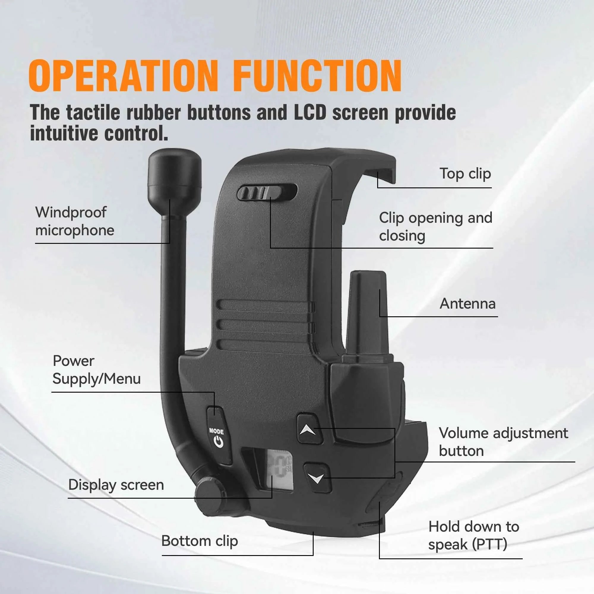 Tactical Headphones High Sensitivity Clear Call Military Headset for Shooting Communication Water Resistant Noise Reduction