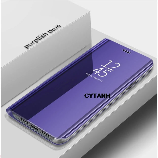 S26 Case Smart Mirror Leather Flip Magnetic Stand Cover For SamsungS26 Samsung Galaxy S 26 Plus Ultra S26Plus S26Ultra 5G shell