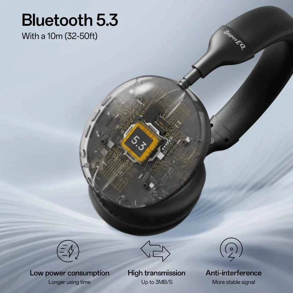 Oneodio SuperEQ S6001 Bluetooth Headphones Over Ear Wireless Headset With Micro SD/TF Card/FM Radio Modes Stereo HiFi Headphones