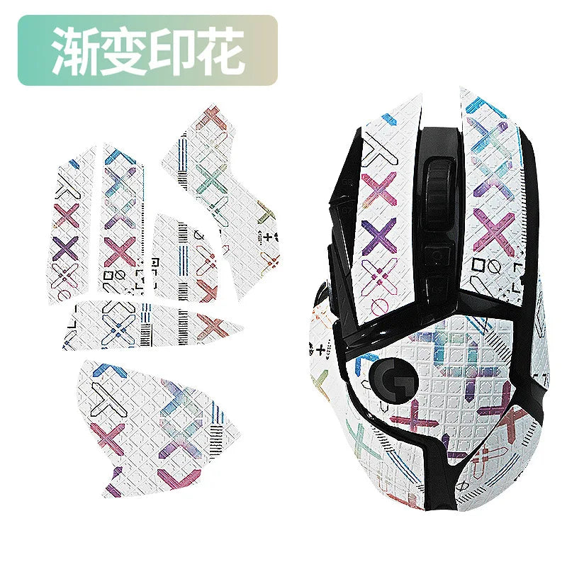 for Logitech G502 hero Mouse Grip Tape Skate Handmade Sticker Professional Non Slip Lizard Skin Suck Sweat Pad Skates