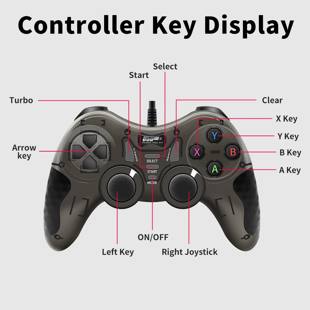 JMachen 218 Wired Gamepad - WinSupport Tech