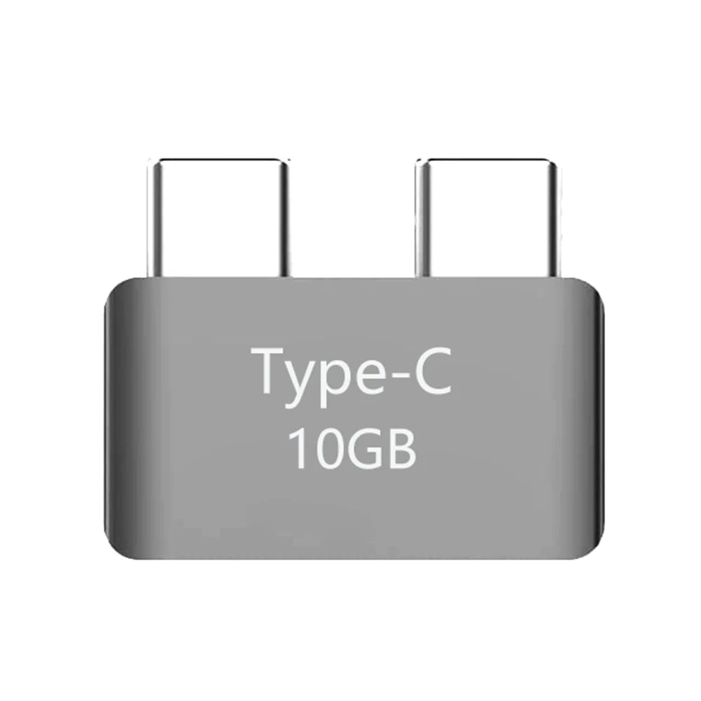 Shunmaii Dual USB Type-C Adapter – Male to Female Short Extender 10Gbps for MacBook