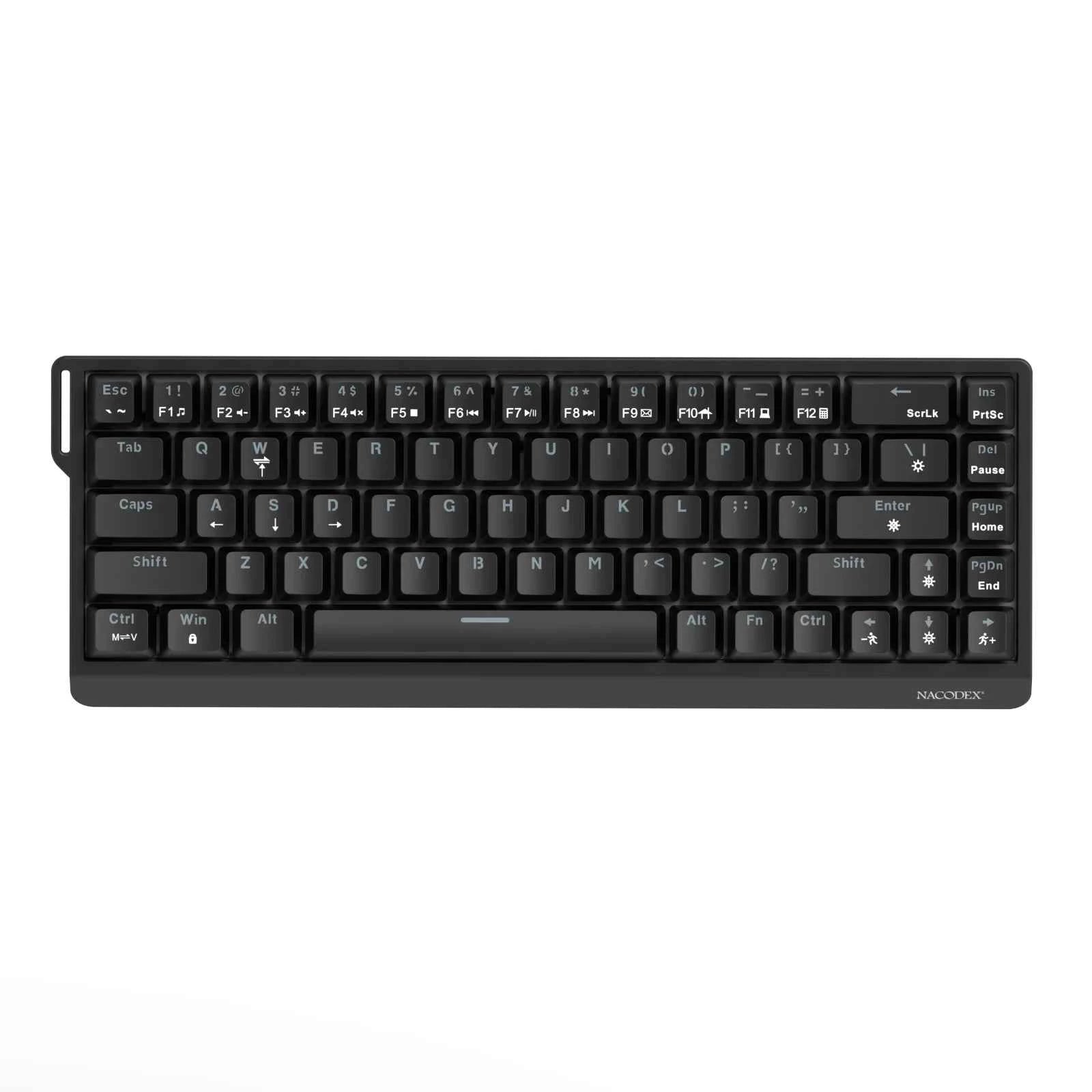 AJAZZ NK68 V2 Wired Mechanical Gaming Keyboard, Red Switch, Full Hot-Swappable, RGB Streamer Light, 68 Keys for Gaming & Office