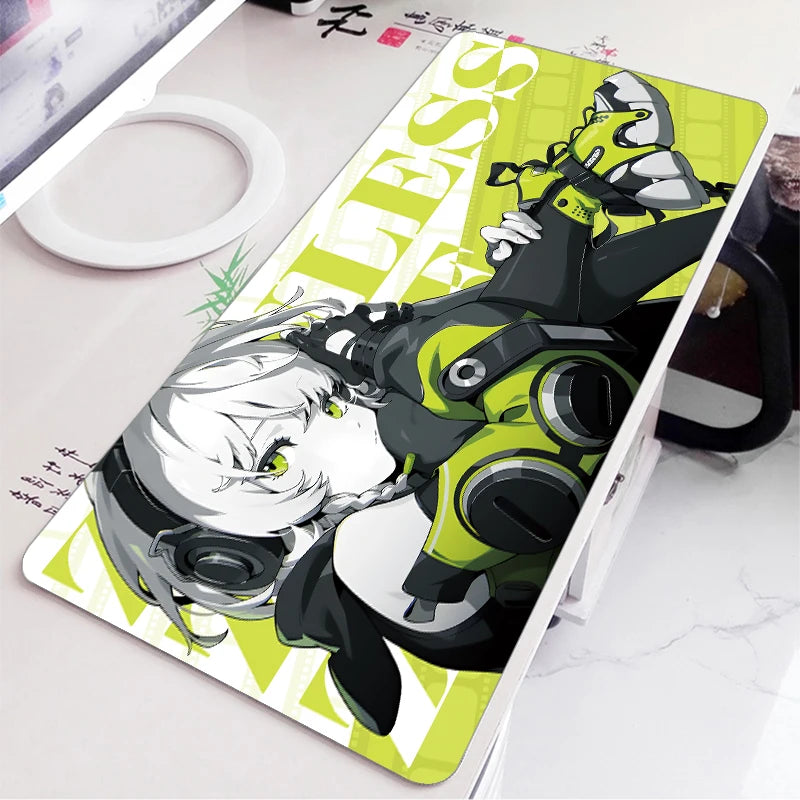 ZZZ Gaming Hoshimi Miyabi Ye Shunguang Mouse Pad Evelyn Ellen Zenless Zone Zero Keyboard Desk Mats XXL Anime Girls Mousepad