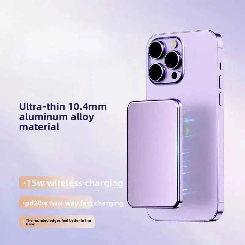 Taepiaai 20000mAh Portable Magnetic Wireless PowerBank PD22.5W Fast Charging External Battery for Magsafe for IPhone Samsung