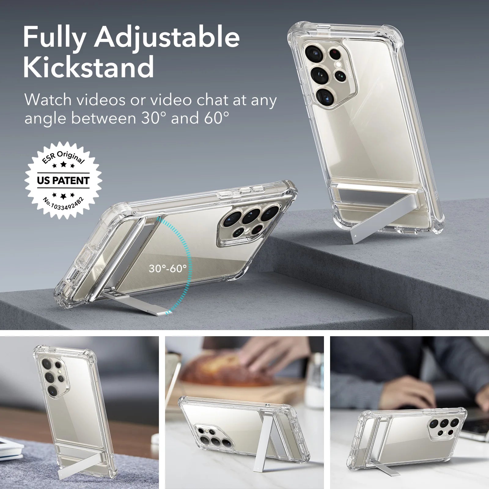ESR for Samsung Galaxy S24 Ultra Armor Series Case Full Body Protection Front Cover with Screen Protector