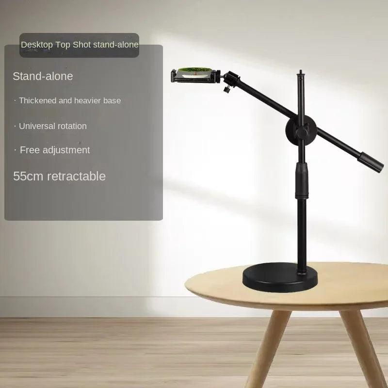 Smartphone Mobile Stand For Cell Phone Holder With LED Ring Light Grip And Beauty Enhancements For Professional Live Streaming
