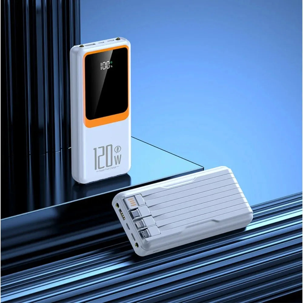 High Capacity Outdoor Portable Power Bank Universal Charger for IPhone Samsung Xiaomi Android Mobile Phones