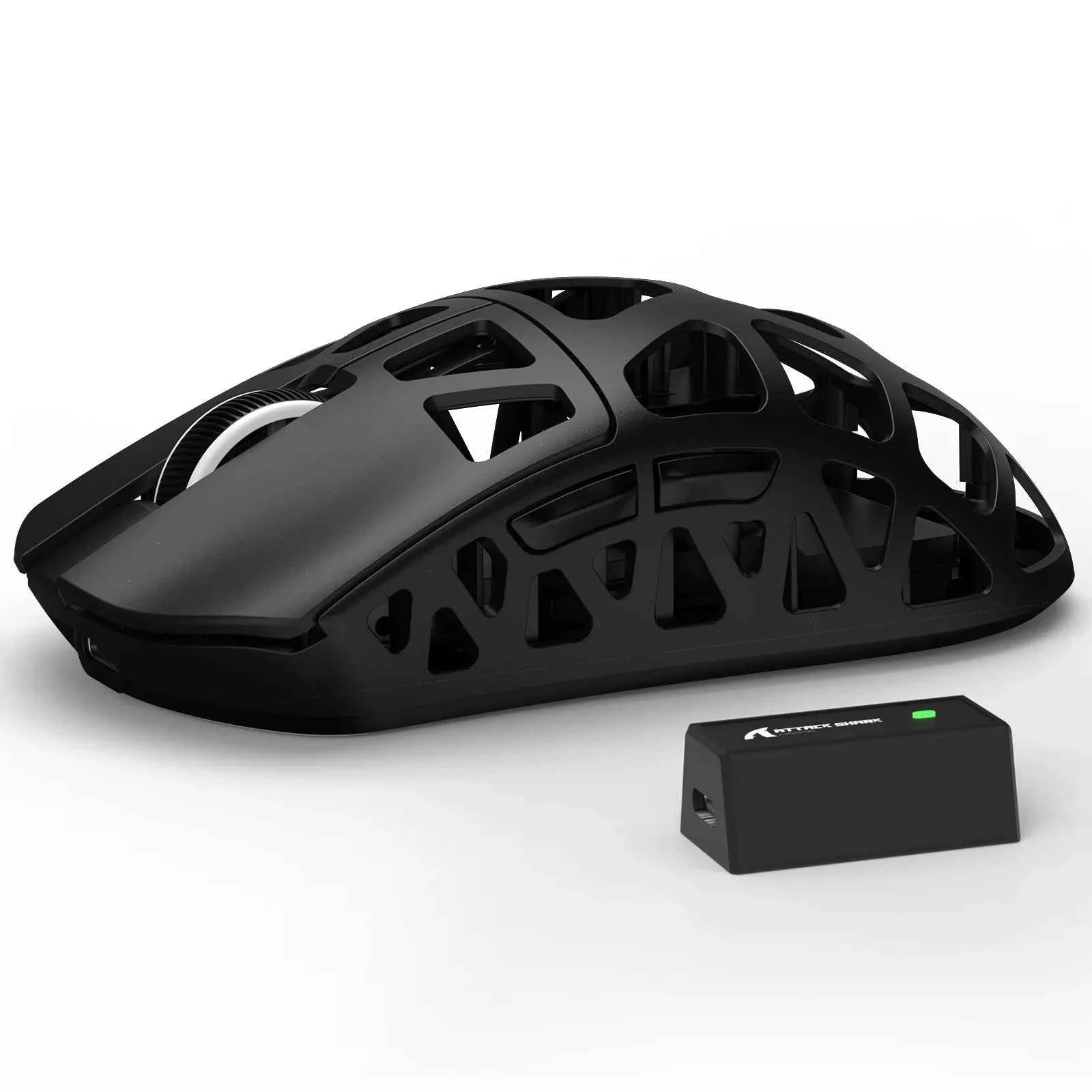 ATTACK SHARK R3 Magnesium Alloy Gaming Mouse 8K SUPERLIGHT 8000Hz 6 Adjustable DPI up to 26000 PAW3395 BT/2.4G Wireless/Wired