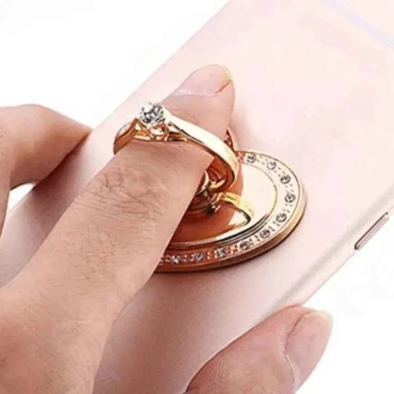 Heart-shaped Diamond Mobile Phone Holder  Phone Ring Holder Accessories