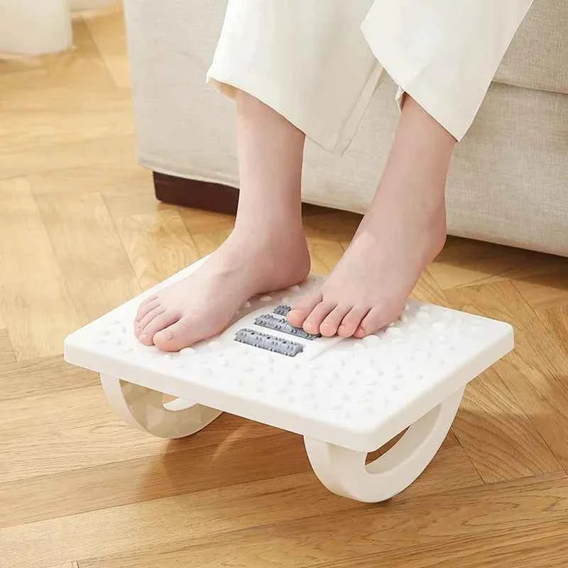 Ergonomic Office Foot Rest Stool Under Desk Adjustable Height Comfortable Footrest for Home Office Workstation Sofa