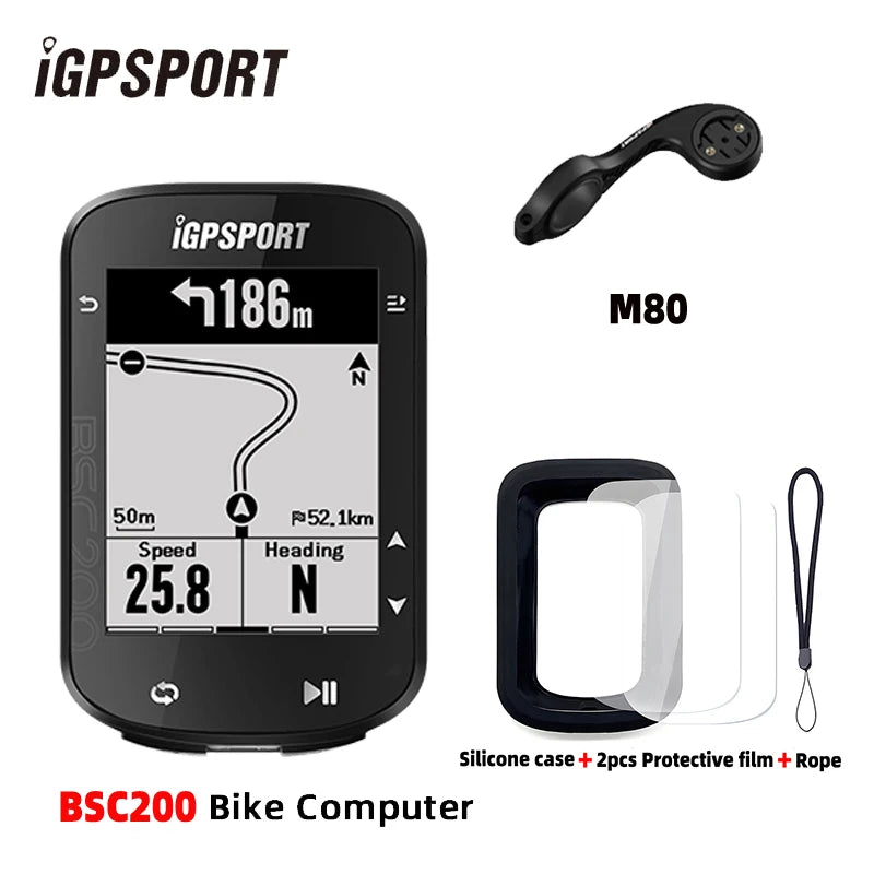 IGPSPORT BSC200 Bike GPS Computer Bike Computer Blue ANT 2.6 Inch Waterproof Wireless Bike Stopwatch Computer Power Meter