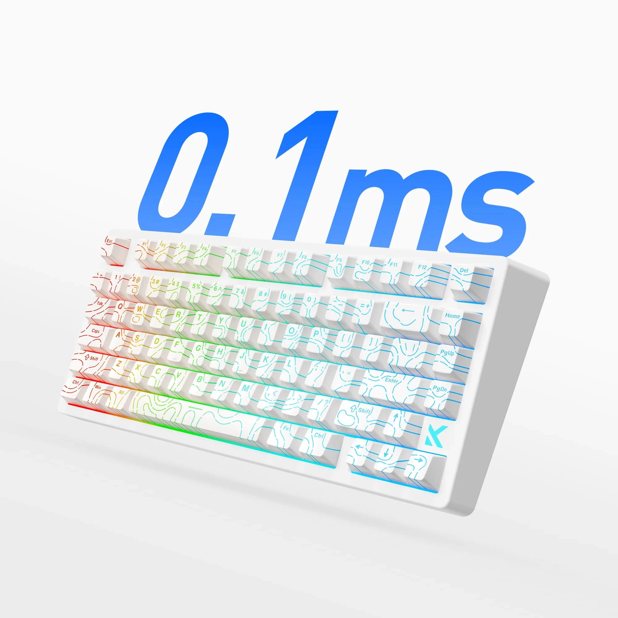 MCHOSE JET75  Magnetic Switch Gaming Keyboard Hall Effect Hot-Swappable Customized RGB Snap Tap 0.1ms Latency 8kHz Polling Rate