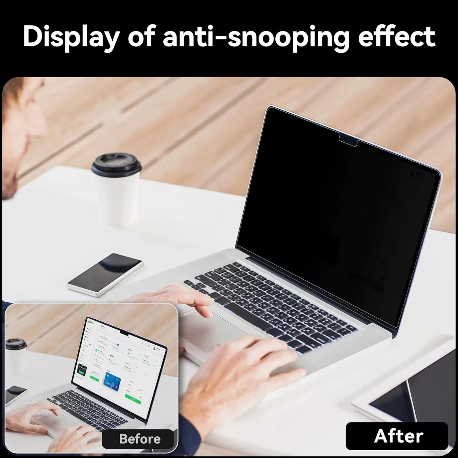 2026 For Macbook Air 13.6 M5 M4 M3 M2 2022-2026 Monitor Privacy Screen Protector,For Macbook Pro 14/16 M5 M4 M3 M2 M1 Pro/Max
