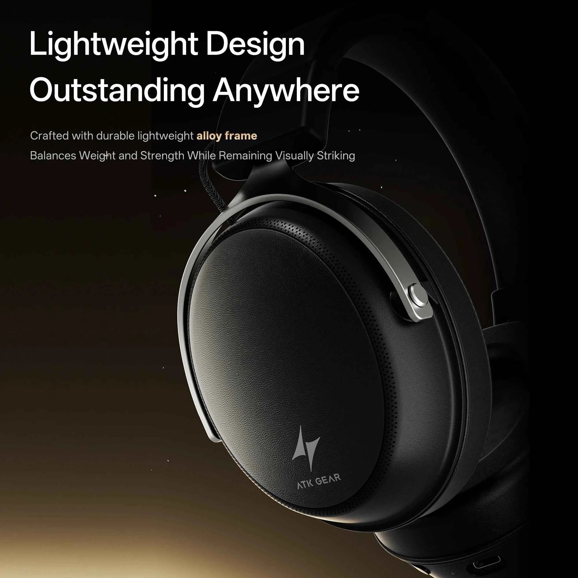 ATK Neptune N9 eSports Gaming Wireless Headset Four Modes Head Mounted Noise Cancelling Microphone Low Latency Gaming Headphones