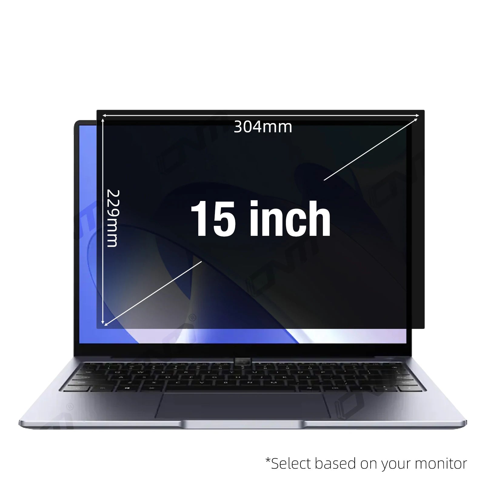 Privacy Screen Protector 11.6-32 inch 16:9/16:10/5:4 Laptop Desktop, 28° Anti-Spy Anti-Glare Matte Blue Light Filter Film 0.45mm