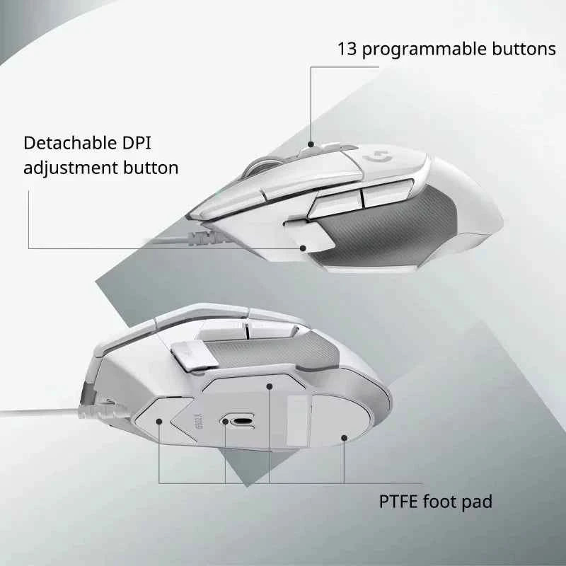 Logitech G502 X Wired  Lightspeed Sensor Gamer RGb Gaming Mouse Hybrid Mice Game Long Battery Life 25600 Dpi Original