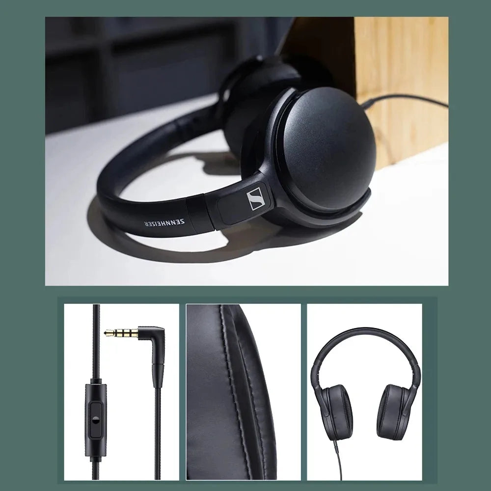 Sennheiser HD400S Headphones Head Mounted Wired with Microphone  Esports Games Closed Ear Pack Low Bass Noise Reduction