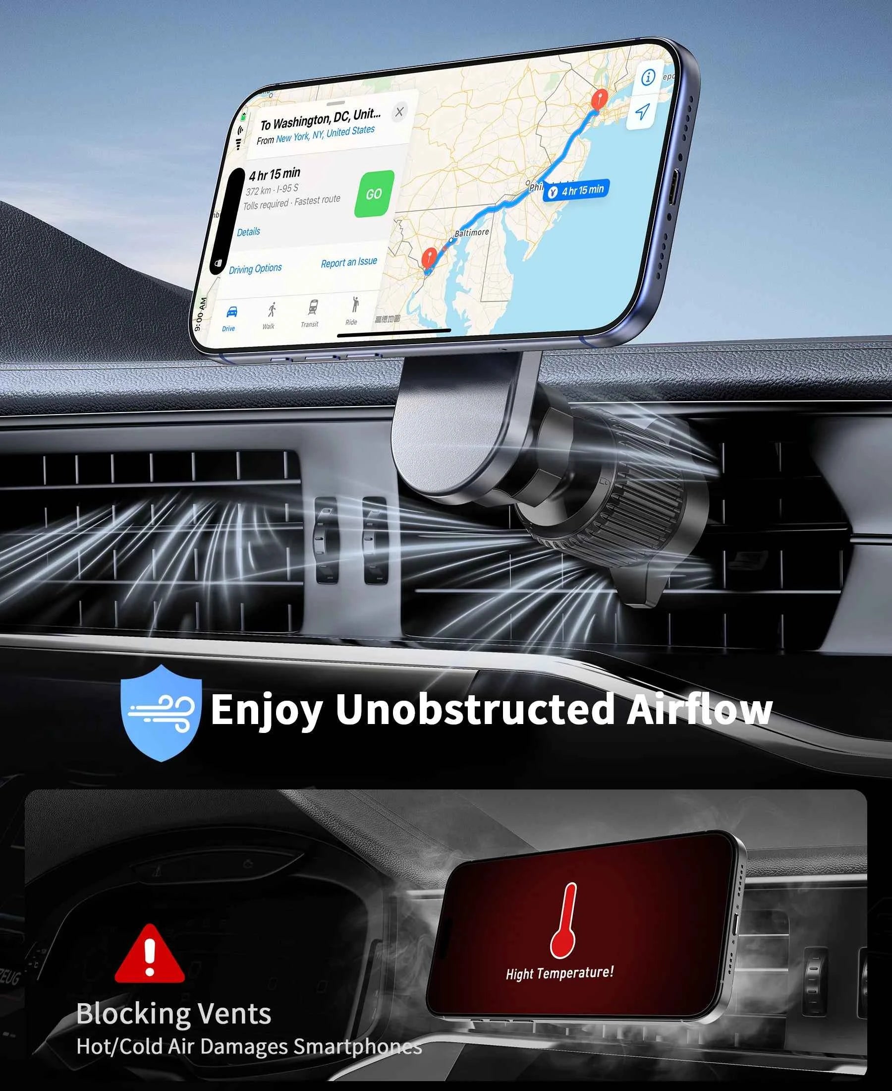 QI2 25W Magnetic Car Wireless Charger With 63W Car Charger For iPhone 17 16 15 Pro Max Macsafe Car Phone Holder Stand Mount Fast