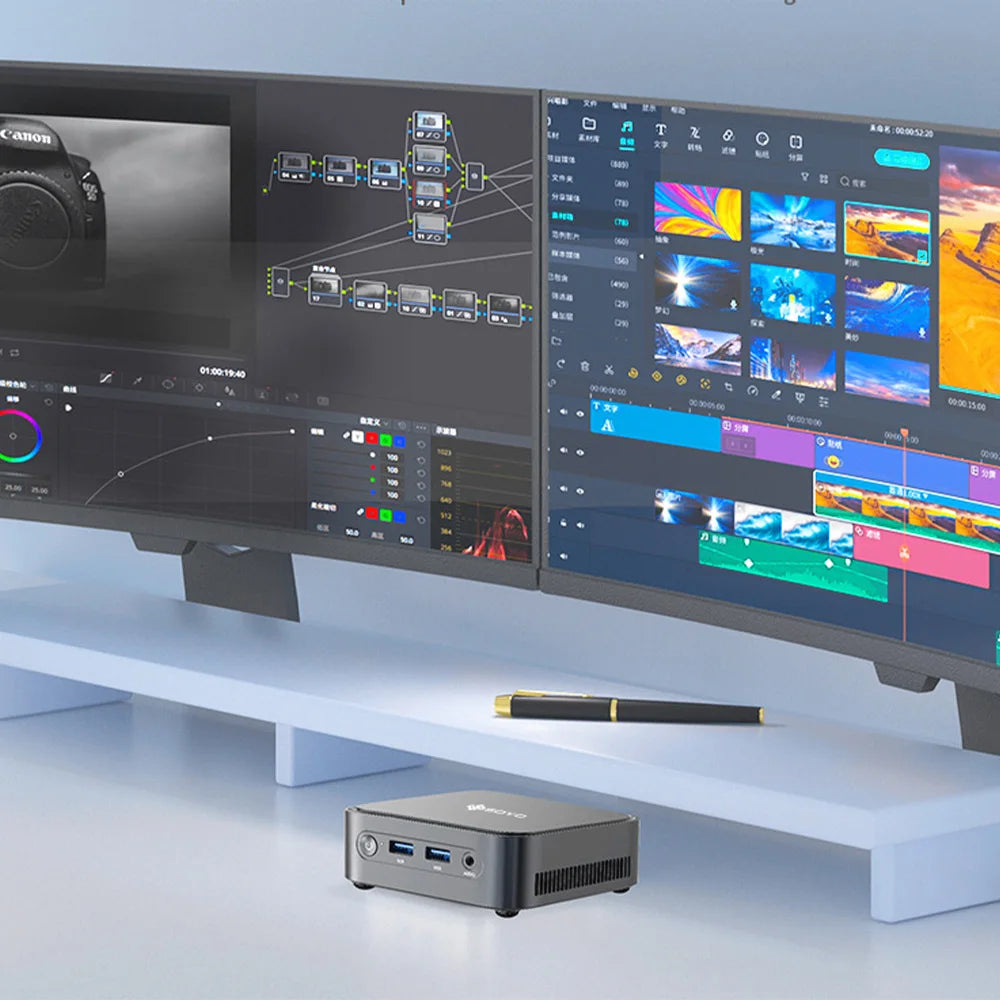 SOYO Mini PC M4 PLUS2 Intel N150 8GB 16GB RAM 256GB 512GB SSD Windows 11 Pro Mini Desktop computer for Home Business Gaming - WinSupport Tech