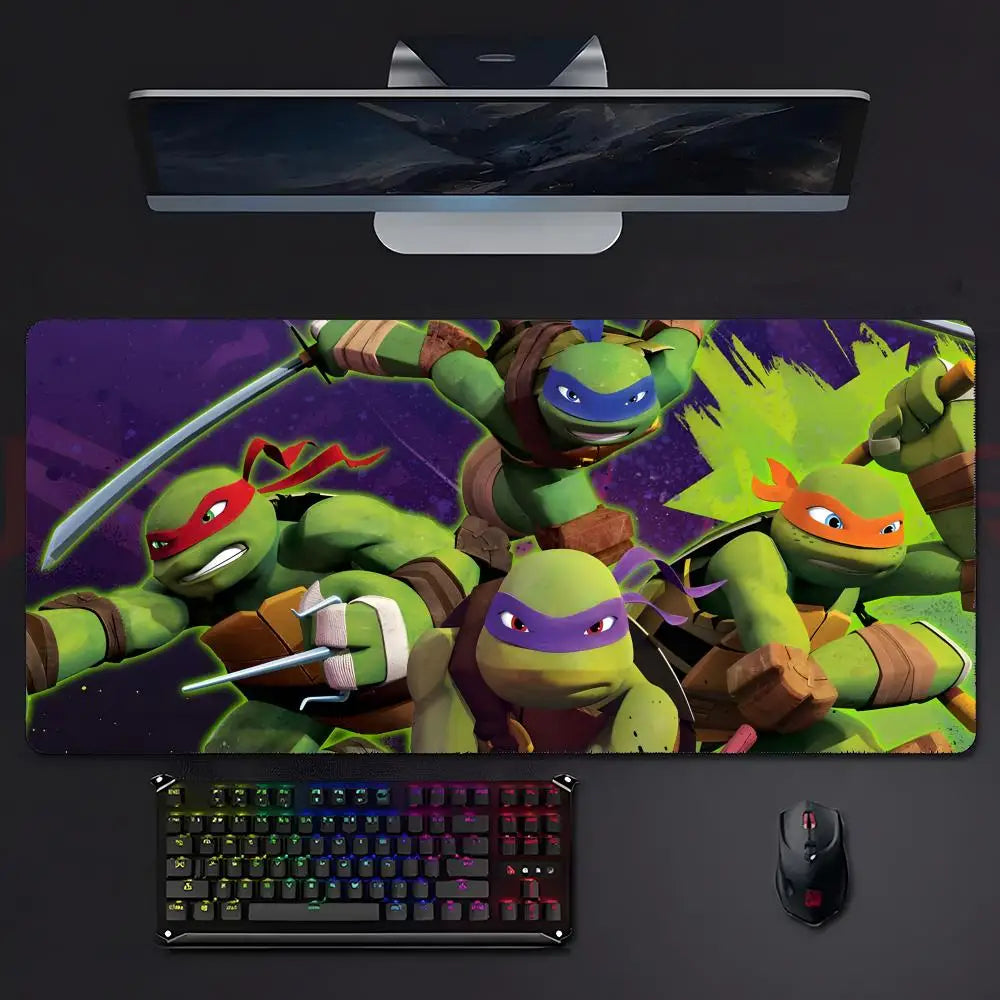 anime classic Teenage M-Mutant N-Ninja Turtles TMNT Mouse Pad Mousepad Large Gaming LockEdge Thickened PC Table Desk Mat