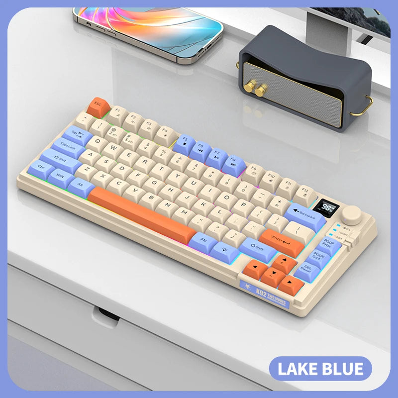 XUNFOX K920Wireless dual-mode Bluetooth keyboard and mouse set game office laptop universal keyboard and mouse