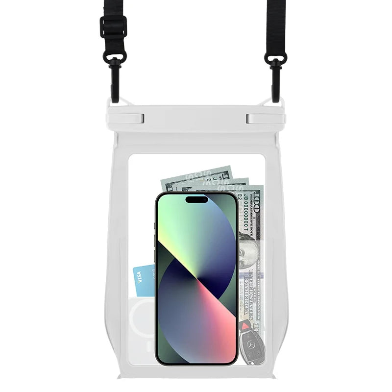 Waterproof Case for iPhone 16 15 14 Samsung S24 23 Ultra Pro Max Plus Large Capacity Swimming Underwater Diving Cover Pouch \';[