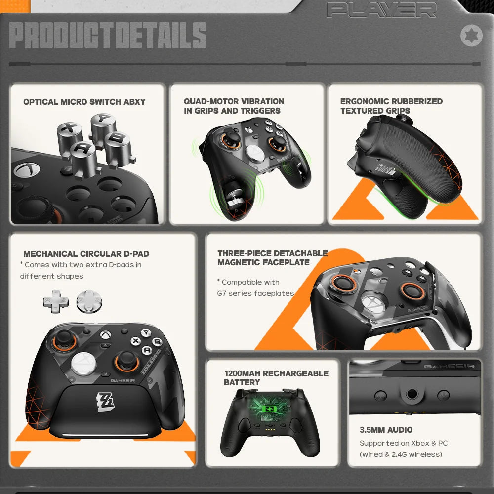 GameSir G7 Pro Zenless Zone Zero Edition, Wireless Xbox Controller for Xbox Series X | S, Xbox One X | S, Steam, PC, Android