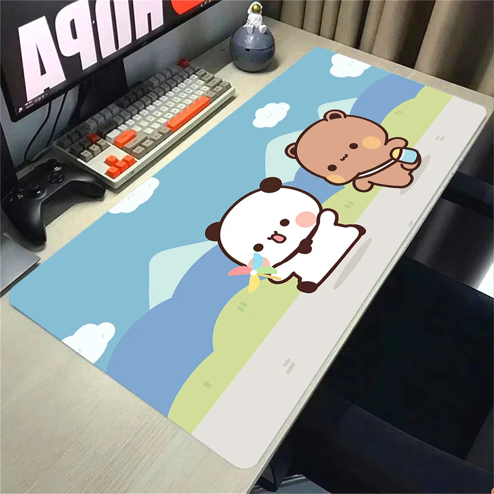 Bubu Dudu Gamer Deskmat Xxl Mouse Pad Anime Computer Table Mat Pc Gaming Accessories Mousepad Large Mats Office Mause Pads Setup
