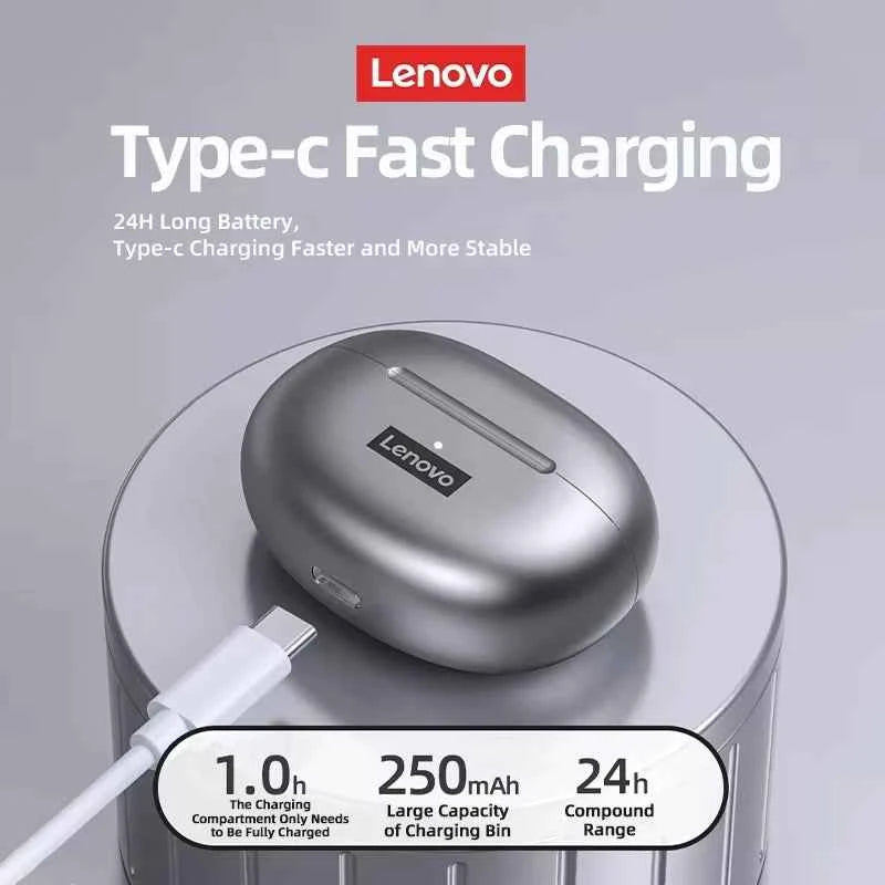 Original Lenovo LP5 TWS Wireless Bluetooth Earphone Long Battery Life Sports Headphone Dual Mode Gaming HD Call Headset With Mic