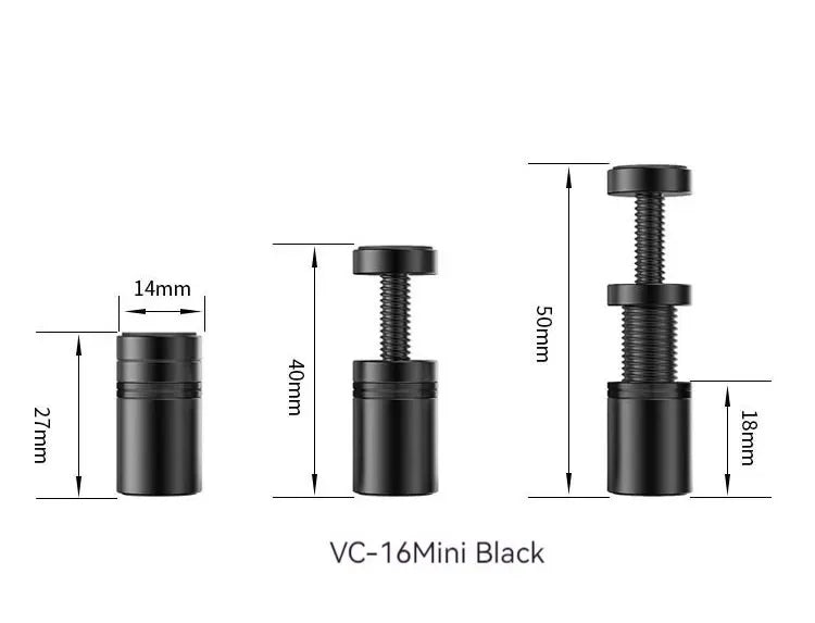 TEUCER VC-16 Computer Case Graphics Card Holder Aluminum RTX3090 4090 GPU Support 27-120mm Expansion Bracket
