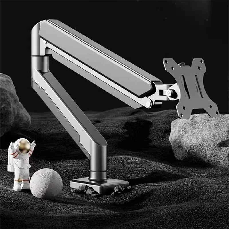 Universal Single Monitor Bracket Up To 32 Inches And 19.8 Lbs Per Screen Computer Desk Mount Stand Adjustable Computer Bracket