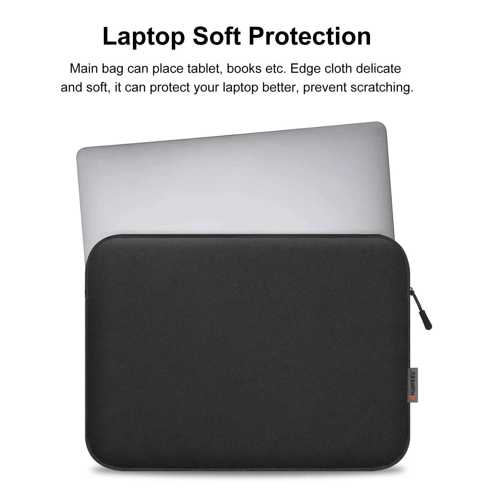 HAWEEL 11 13 15 16 inch Laptop Sleeve Case Notebook Case Tablet Sleeve Zipper Carrying Bag For Macbook Air Pro Pouch Skin Cover