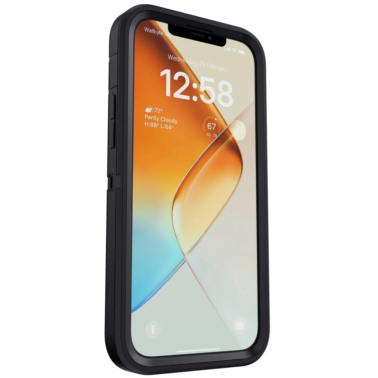 For iPhone 13/iPhone 13 Pro/iPhone 13 Pro Max 5G 3-Layers Heavy Duty Protective Kickstand Phone Cover Black Case